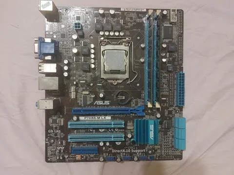 Комплект: материнская плата Asus P7H55-L MX, Intel i3-540, 6GB RAM - частное объявление в Октябрь