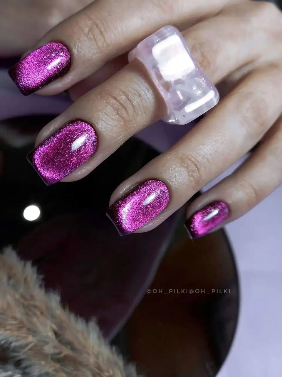 Комби-маникюр с укреплением и архитектурой гелем