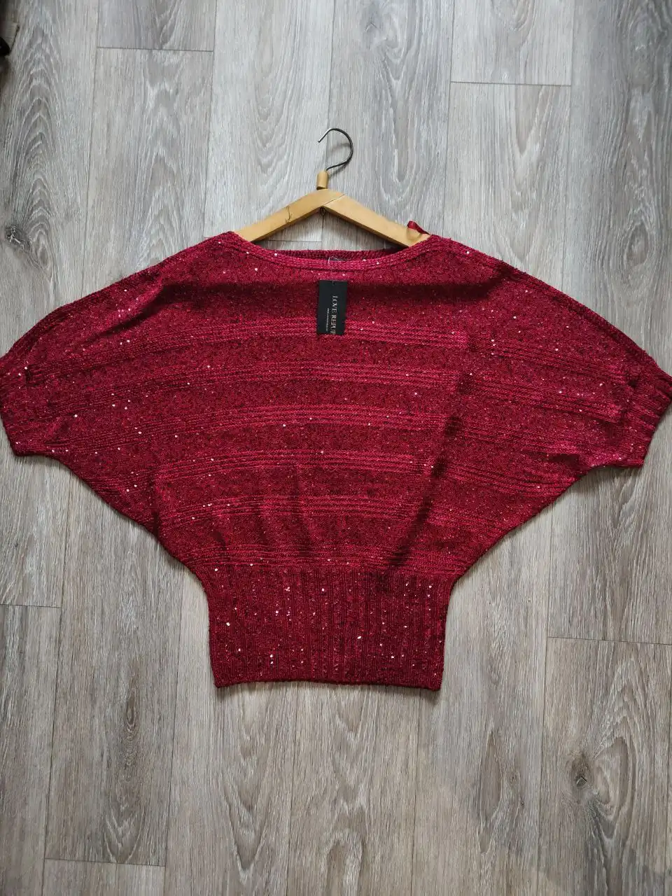 Женский джемпер с пайетками размер 44