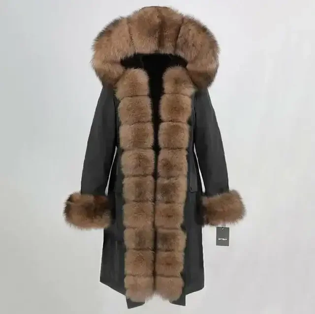 Зимняя парка с съемным мехом - Одежда в Красноярск