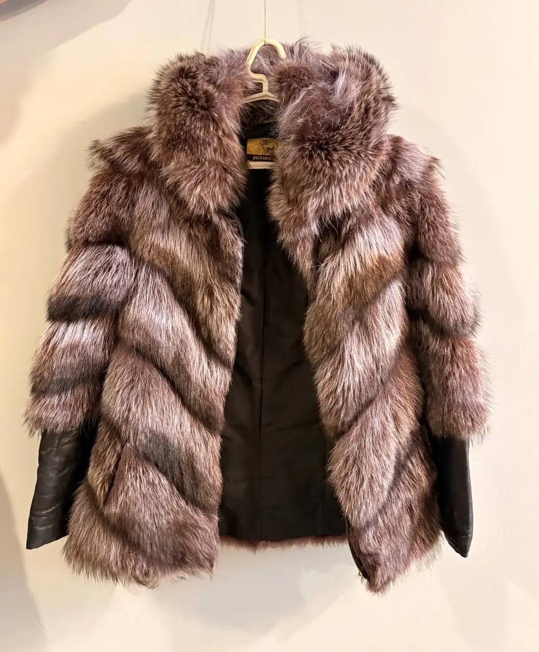 Шуба чернобурка размер 46-48