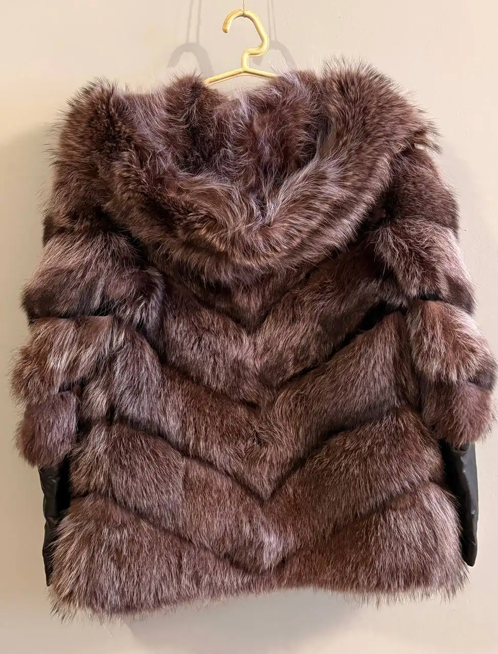 Шуба чернобурка размер 46-48