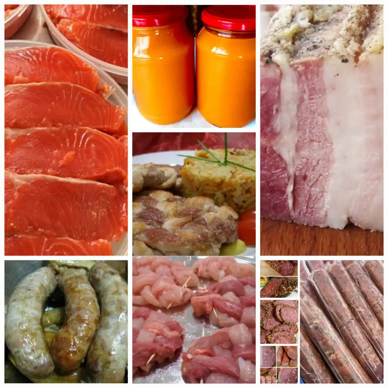 Колбасы домашнего приготовления из мяса собственного хозяйства