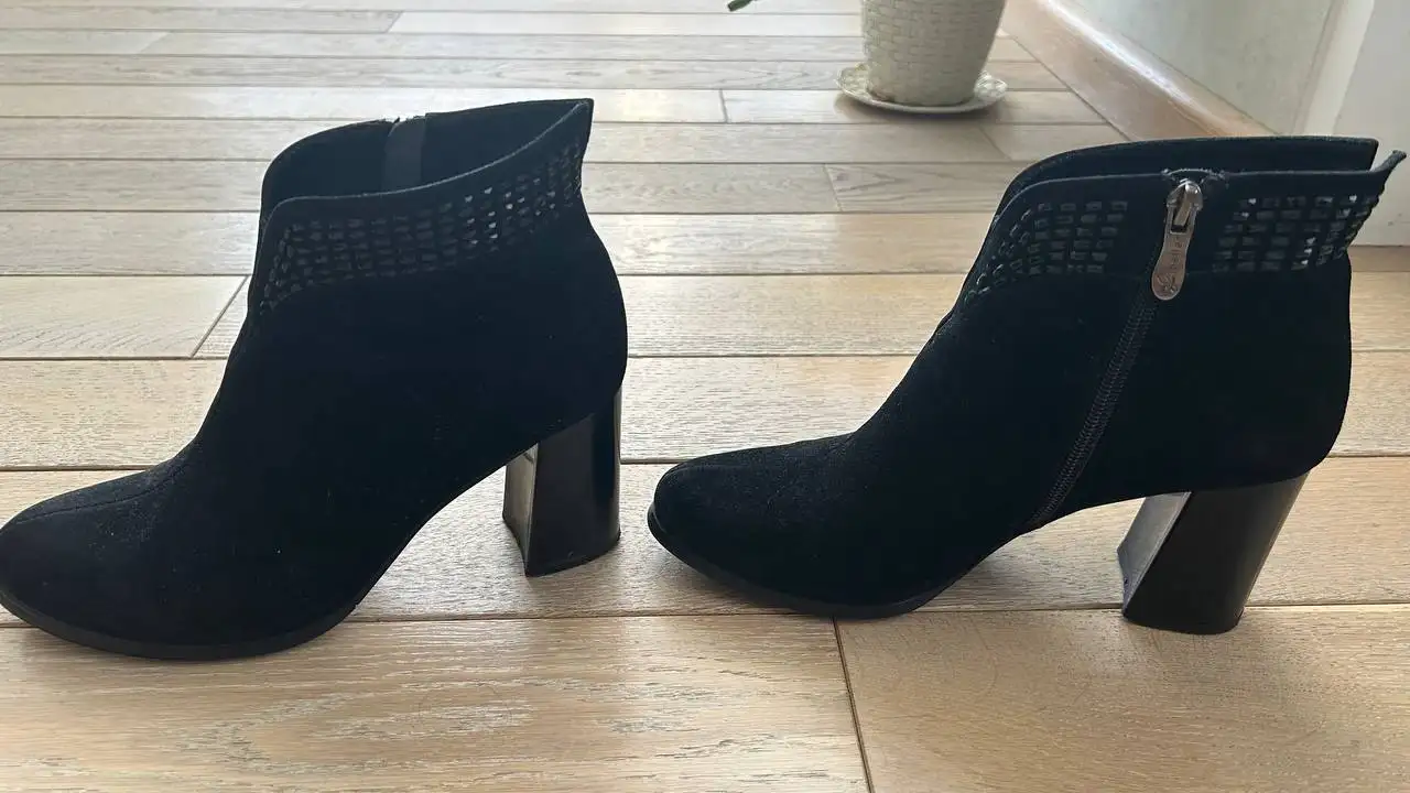 Замшевые ботинки 38 размер - Обувь (Одежда) в Чебоксары