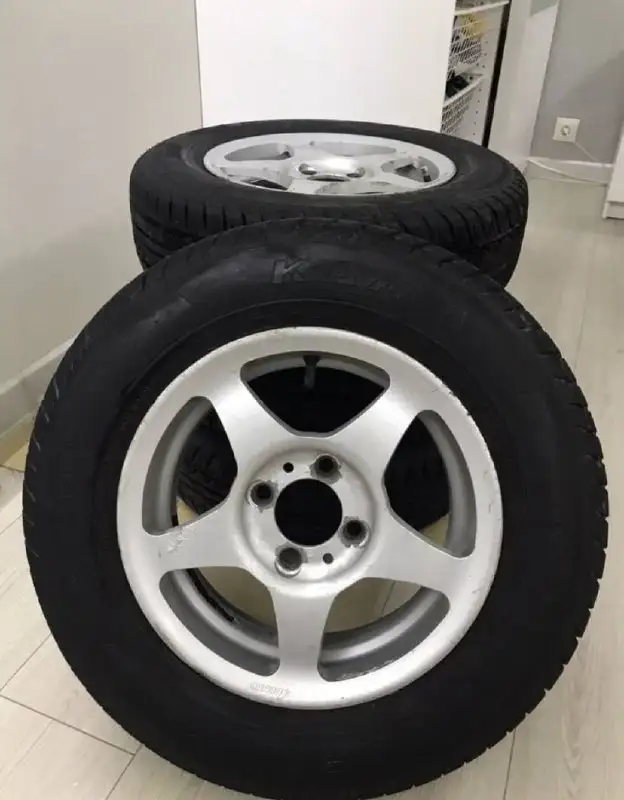 Комплект кованых дисков BСMПО "Aльфа" и летней резины КАМА "BREEZE" на ВАЗ - Диски и шины (Запчасти) в Чебоксары