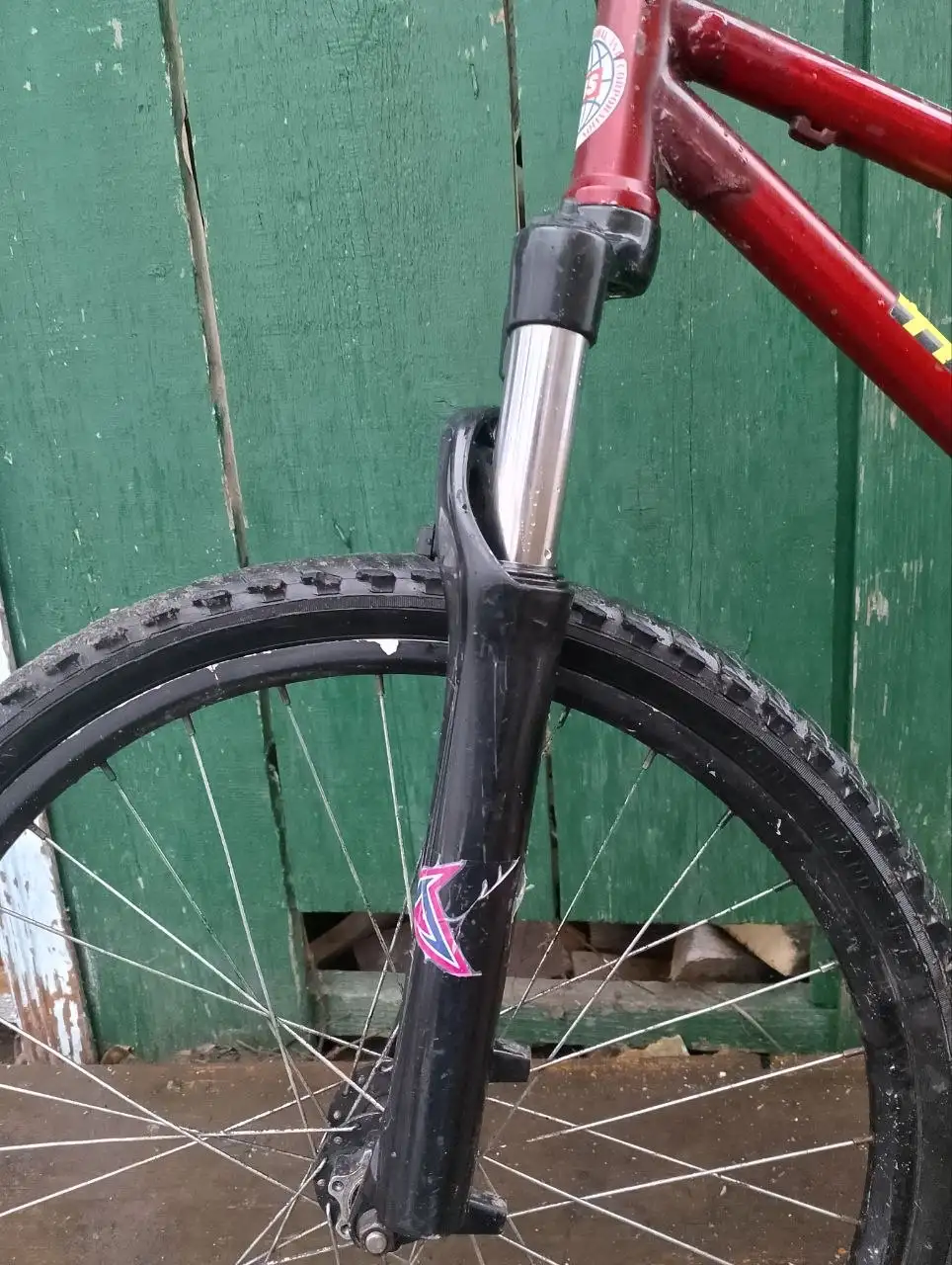 Вилка RST dirt 90mm, шток 17см - Запчасти (Барахолка) в Чебоксары