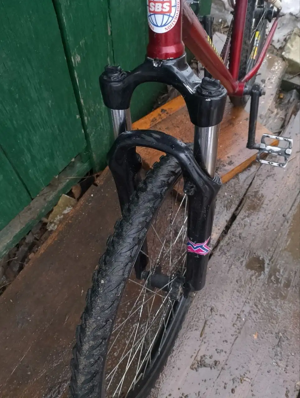 Вилка RST dirt 90mm, шток 17см - Запчасти (Барахолка) в Чебоксары