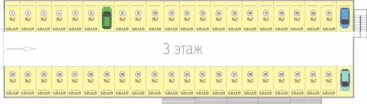 Аренда парковочного места на Гражданской улице - Аренда парковочных мест (Недвижимость) в Чебоксары