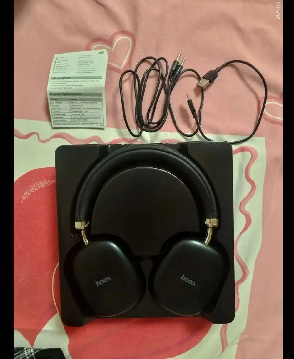 Наушники Hoco с небольшими следами использования - Наушники (Электроника) в Чебоксары