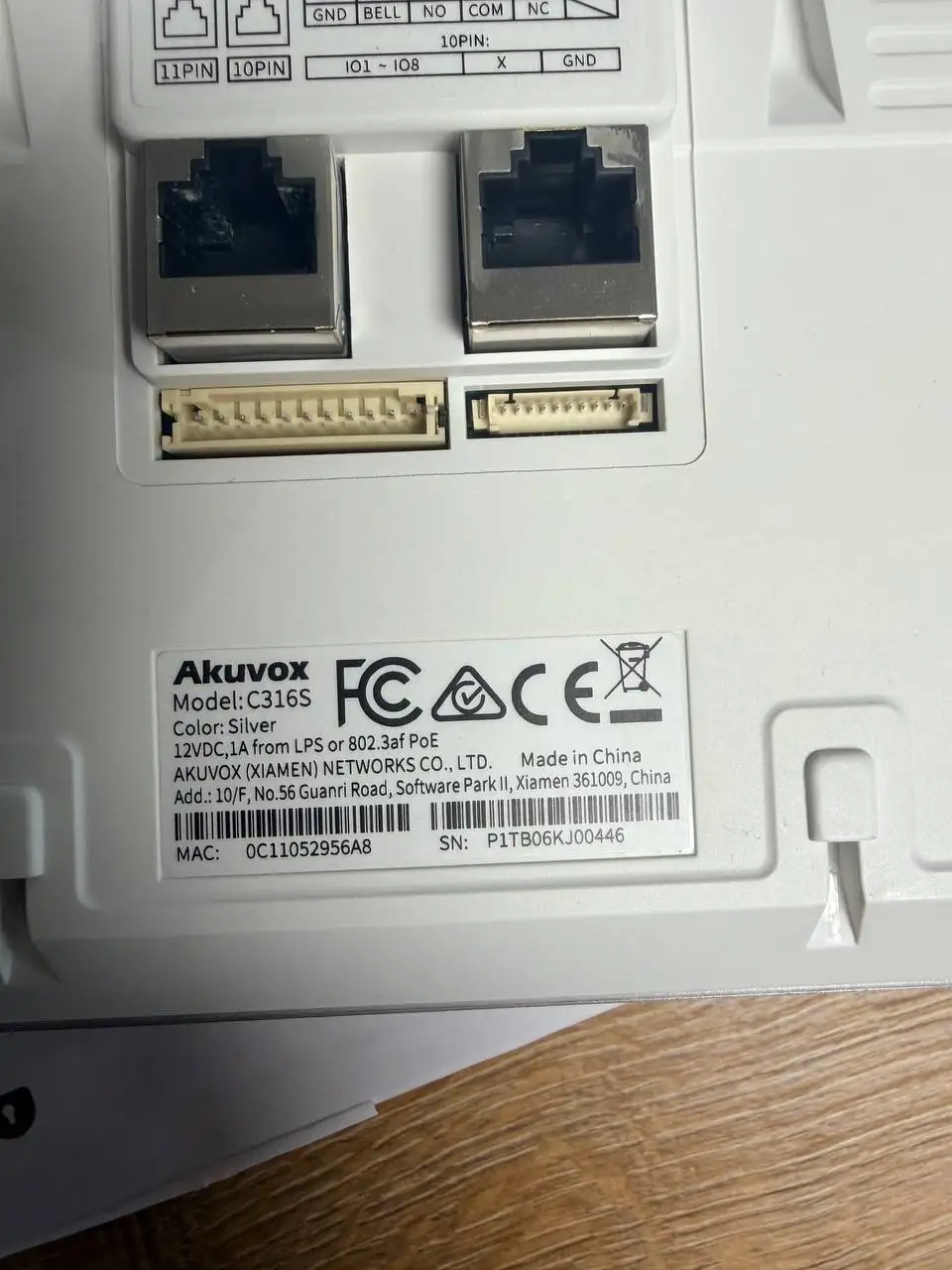 Продам Видеопанель для домофона Akuvox C316S - видеодомофоны (Электроника) в Чебоксары