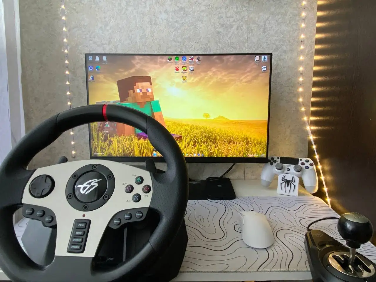 Продам игровой руль DEXP с коробкой передач - Игровые устройства (Электроника) в Чебоксары