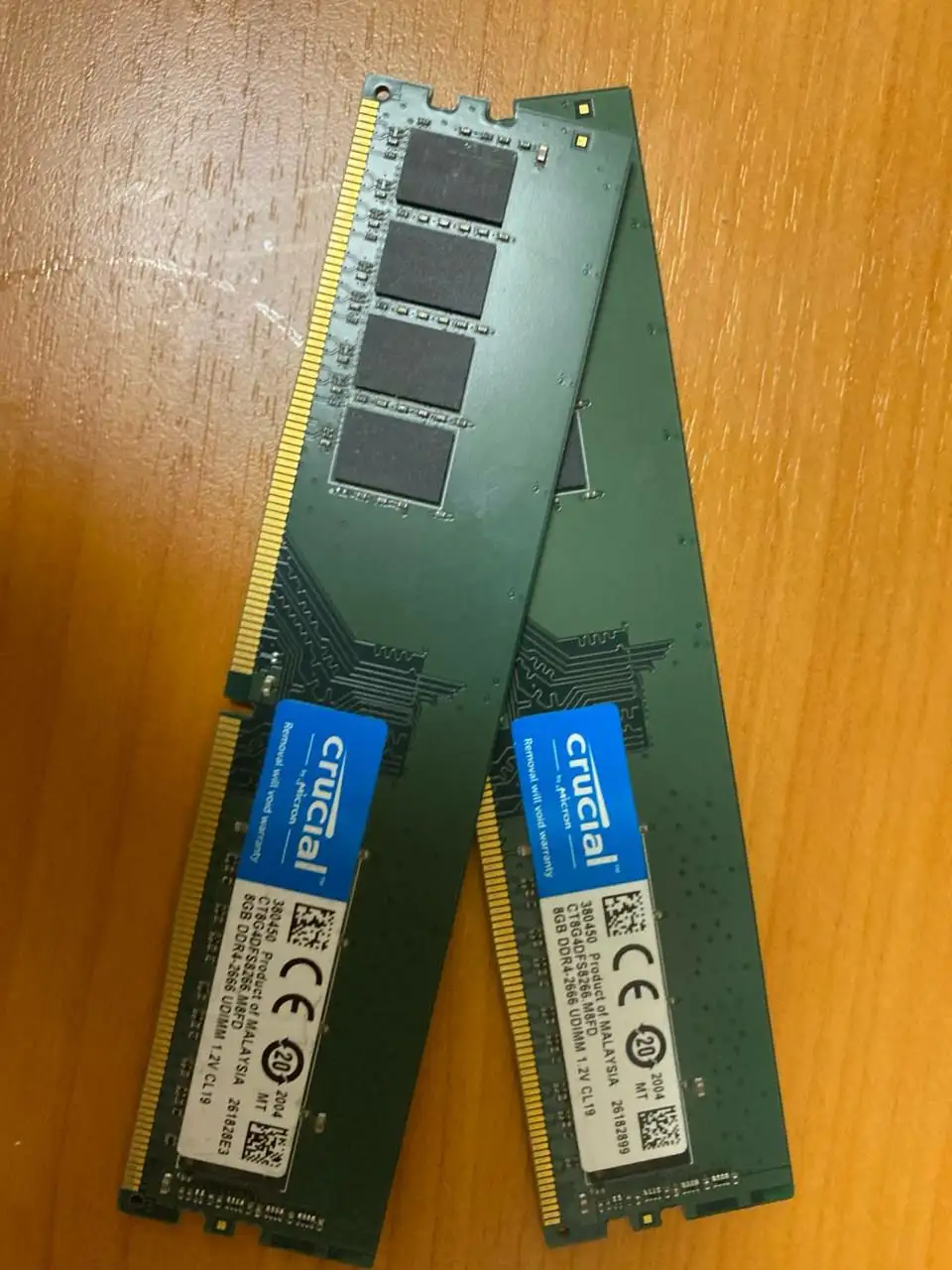Оперативная память Crucial DDR4 2666MHz 16GB (8x2) - Оперативная память (Электроника) в Чебоксары