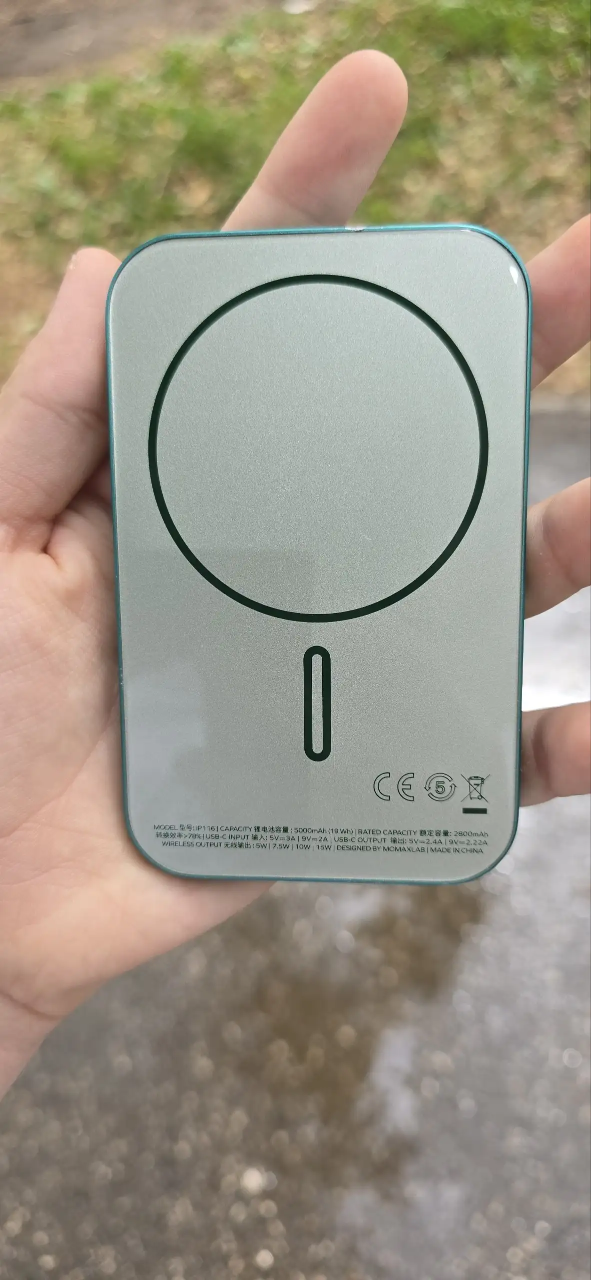 Магнитный повер банк 5000mAh для iPhone 12+ - Зарядные устройства и кабели (Электроника) в Чебоксары