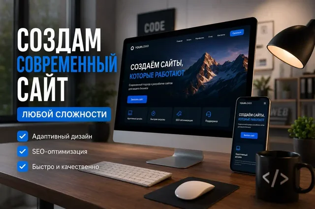 Создам современный сайт Full Stack - частное объявление в Чебоксары