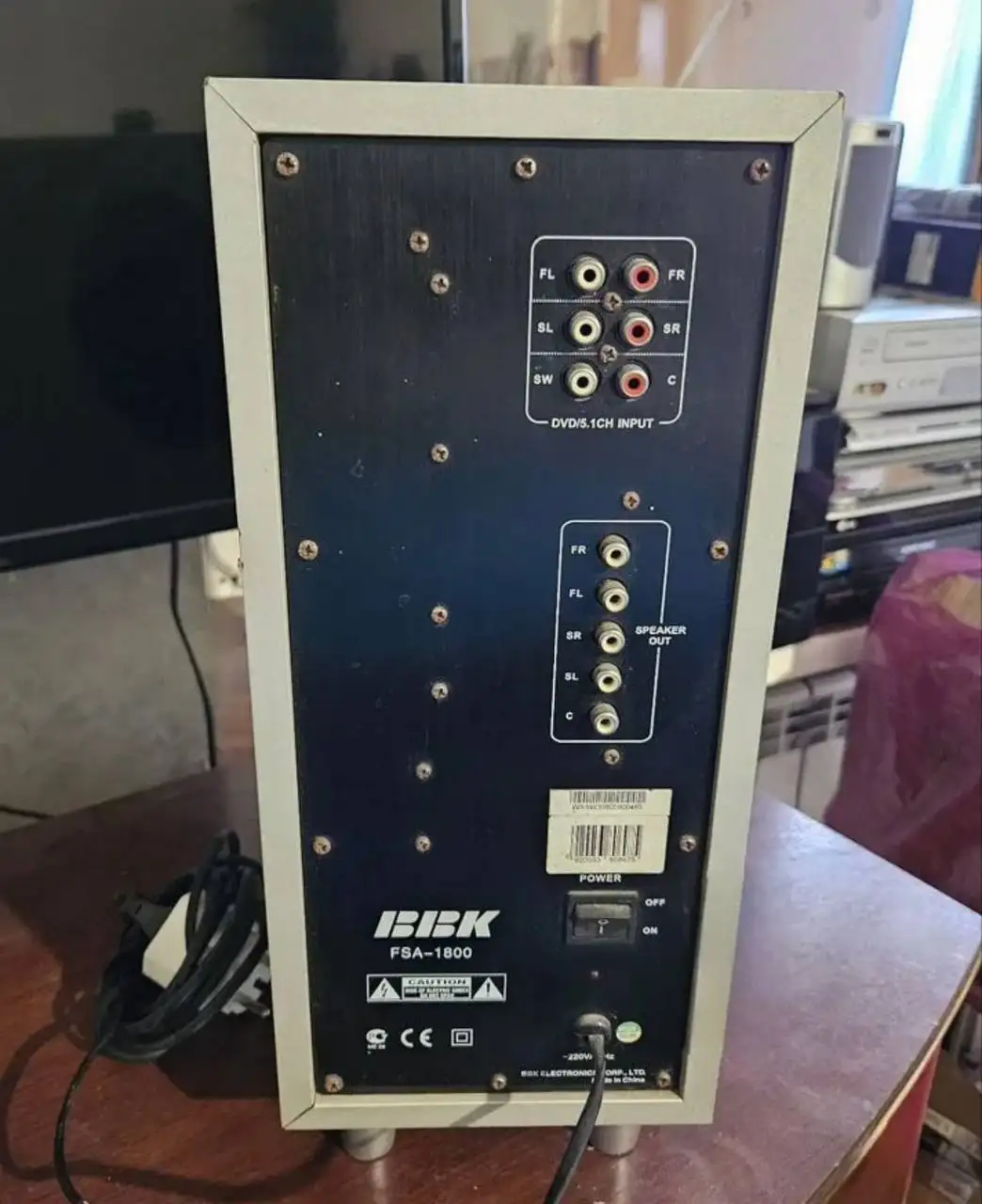 Сабвуфер BBK FSA-1800 - Акустика (Электроника) в Чебоксары
