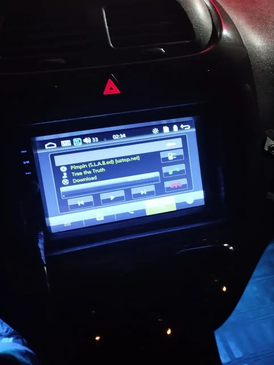 Магнитола сенсорная с динамиками и сабвуфером