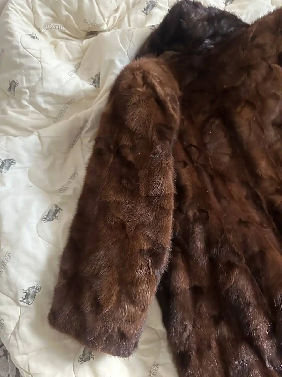 Норковая шуба из качественного меха