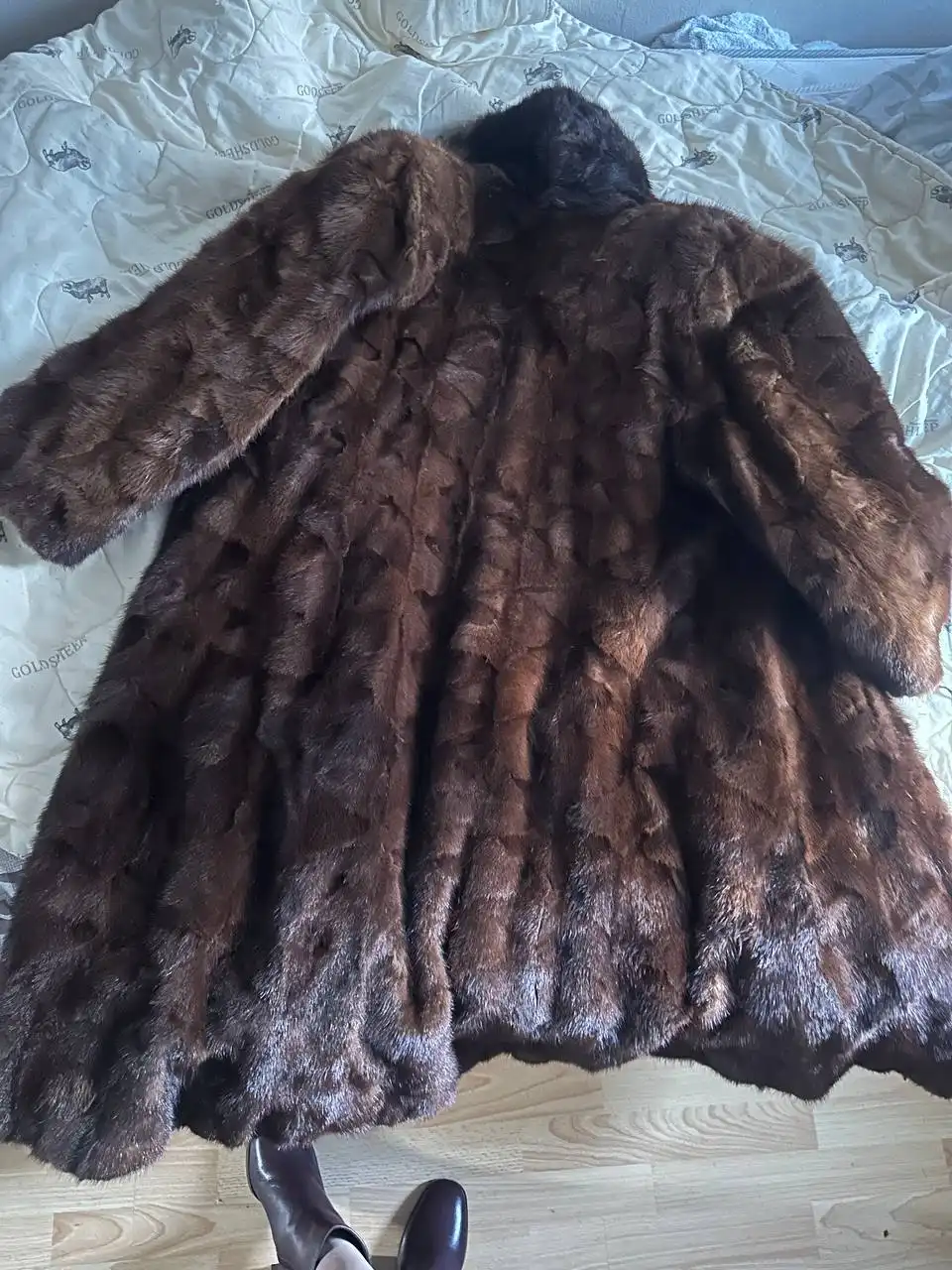 Норковая шуба из качественного меха