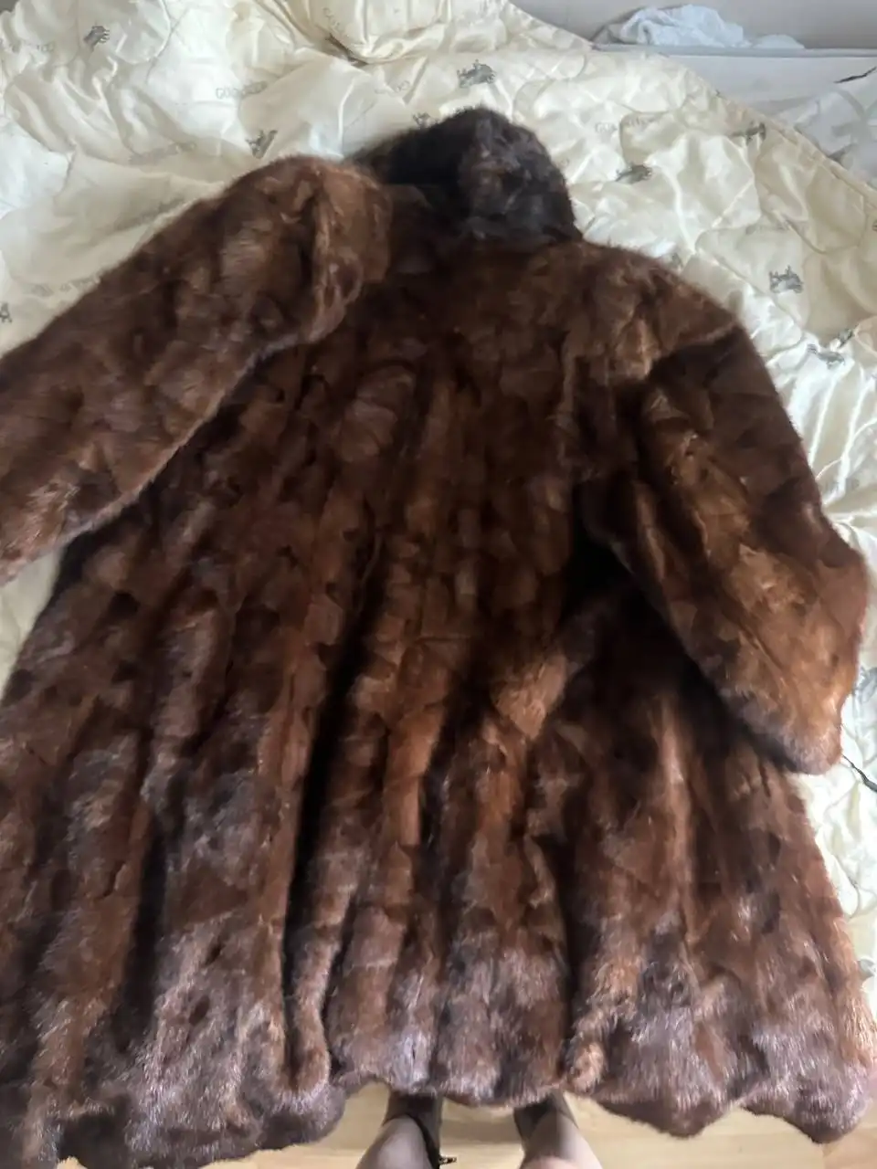 Норковая шуба из качественного меха