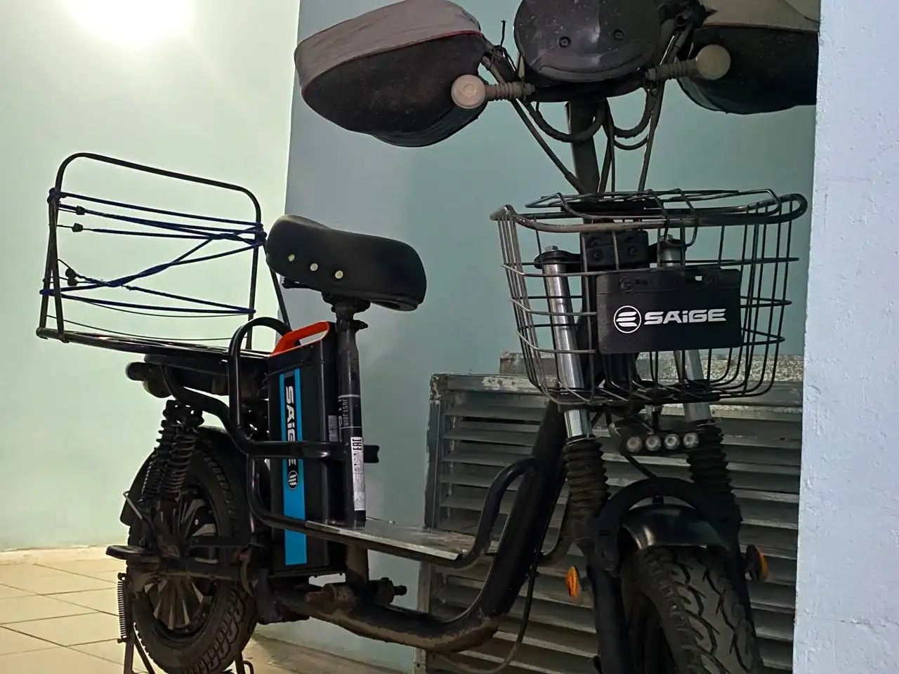 Электровелосипед Saige 3 скорости с двумя аккумуляторами