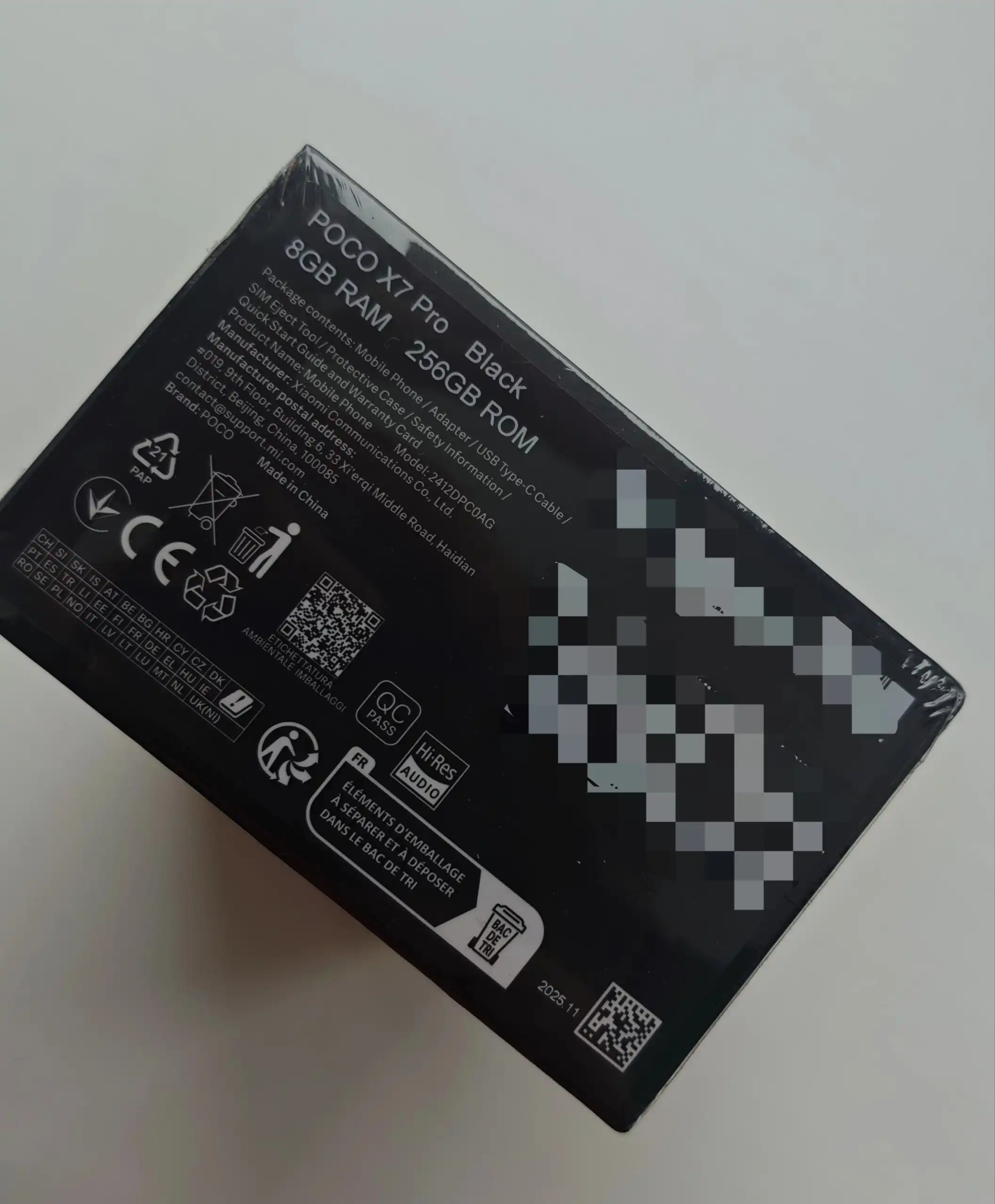 Poco X7 Pro Черный 256/8 Глобальная модель