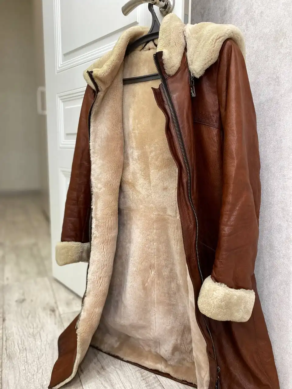 Натуральная дубленка Falinda турецкая телячья