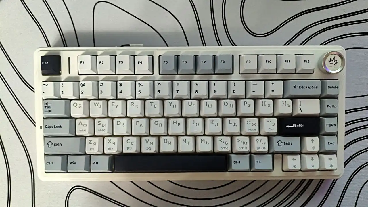 Аулу ф75 в полном наборе с кейкапами