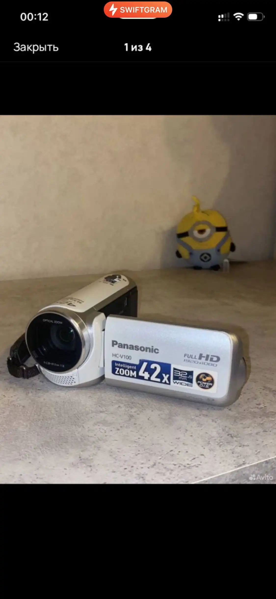 Продажа камеры Panasonic HC-V100 - Фото- и видеокамеры (Электроника) в Чебоксары