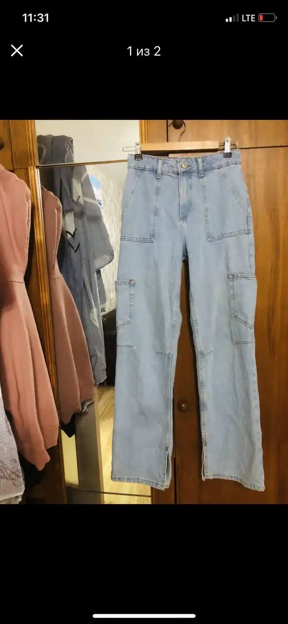 Джинсы в отличном состоянии, размер 42-44xs-s - Джинсы (Одежда) в Чебоксары