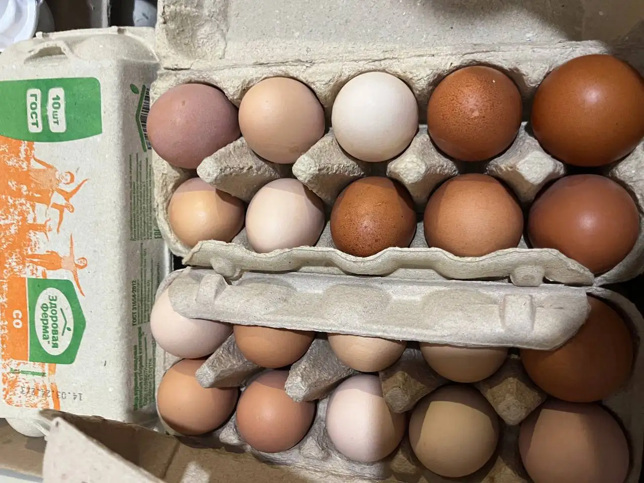 Домашние яйца 10 штук - Продукты питания (Барахолка) в Чебоксары