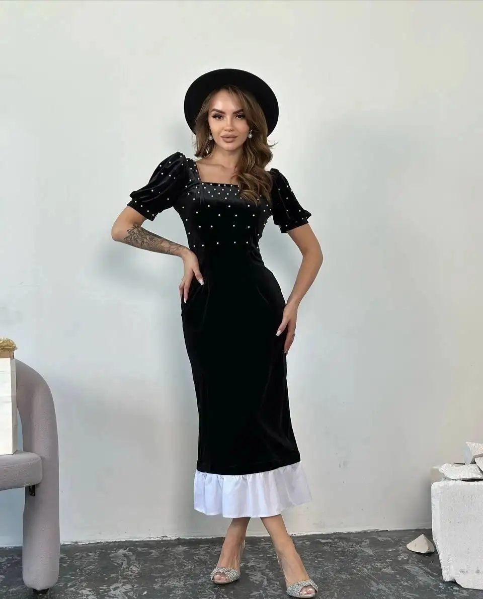 Платье королевский бархат с съемной юбкой - Платья (Одежда) в Чебоксары