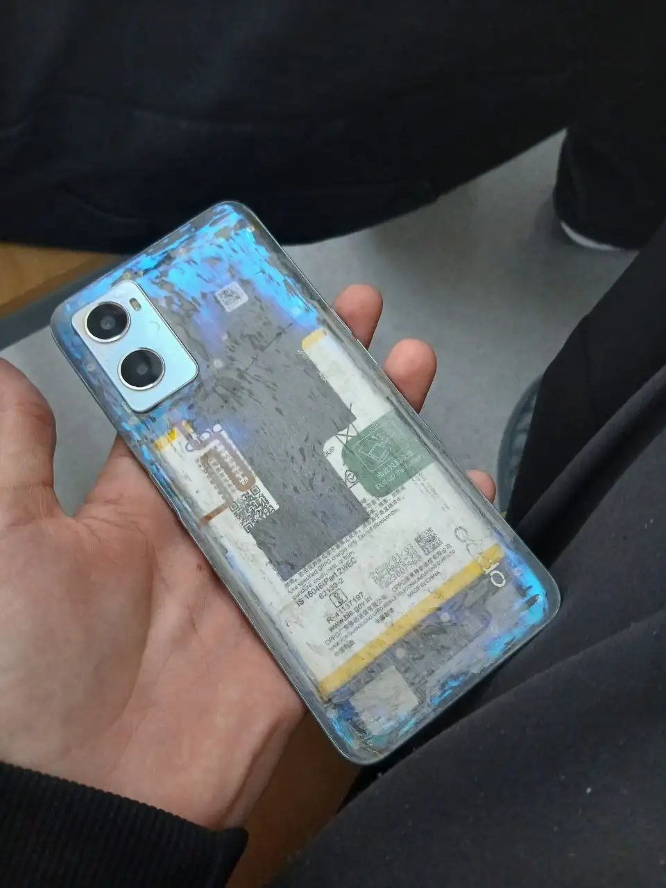 Продам Oppo в НЧК с прозрачной крышкой - Смартфоны (Электроника) в Чебоксары