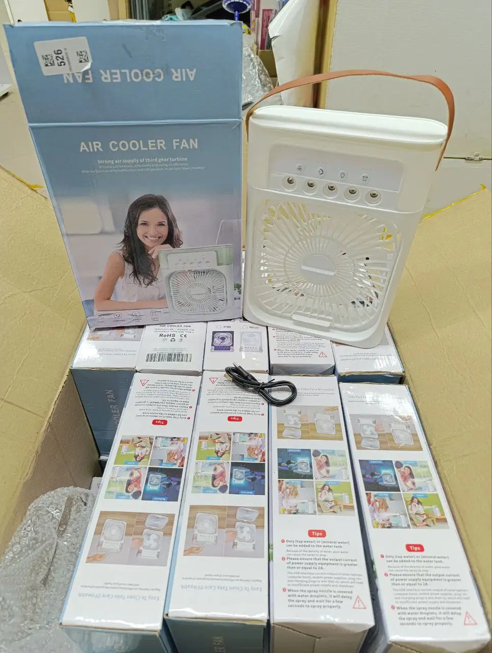 Вентилятор+увлажнитель+ночник белый - Электроника (Барахолка) в Чебоксары