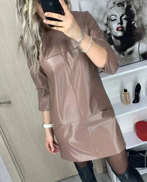 Платье из эко кожи размер 50 - Нижнее белье и аксессуары в Чебоксары