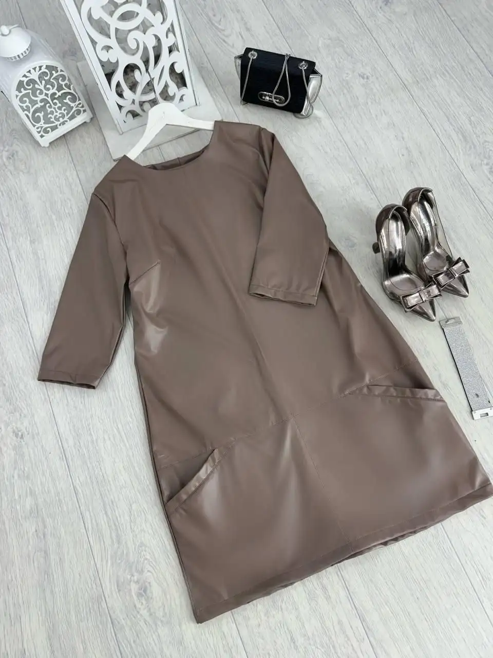 Платье из эко кожи размер 50 - Платья (Одежда) в Чебоксары