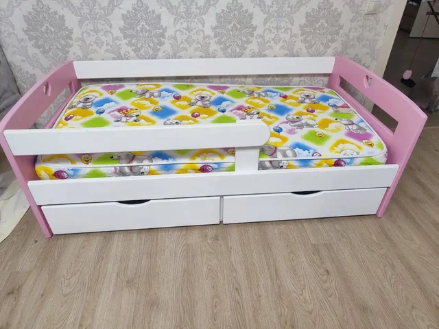 Кровать 80*160 из массива березы с матрасом Орматек и выдвижными ящиками - Предметы интерьера в Чебоксары