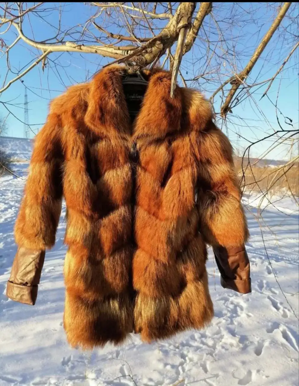 Шуба из лисы размер 44 - Верхняя одежда (Одежда) в Чебоксары