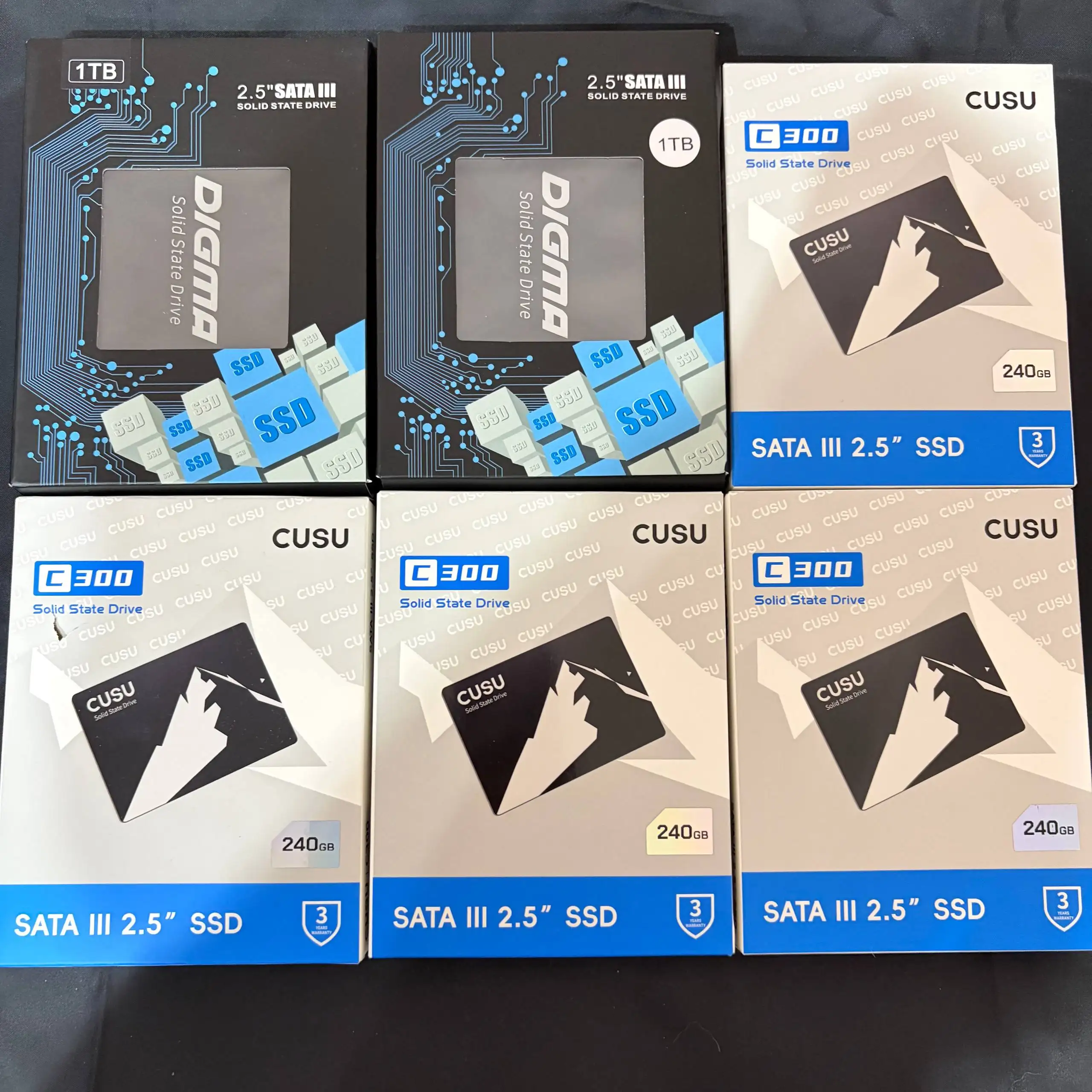 Новые SSD SATA lll 2.5 в упаковке - SSD накопители (Электроника) в Чебоксары