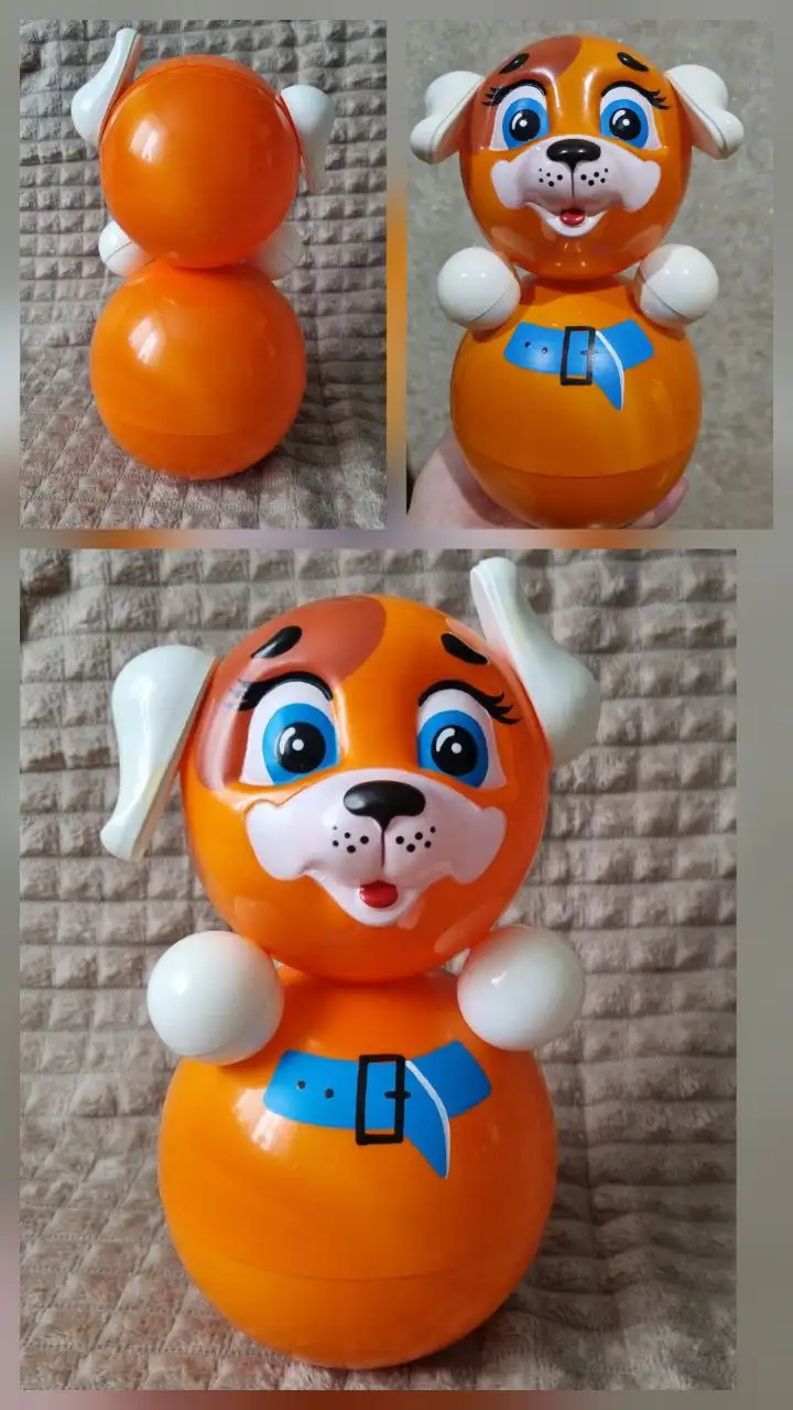 Музыкальная неваляшка Собачка для детей до года - Игрушки (Товары для детей) в Чебоксары