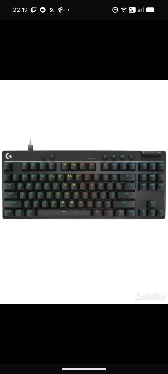 Logitech PRO X TKL rapid - Компьютерная периферия (Электроника) в Чебоксары