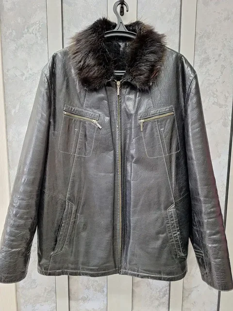 Мужская дубленка CRESSIDA черного цвета, размеры 54-56 - частное объявление в Уфа