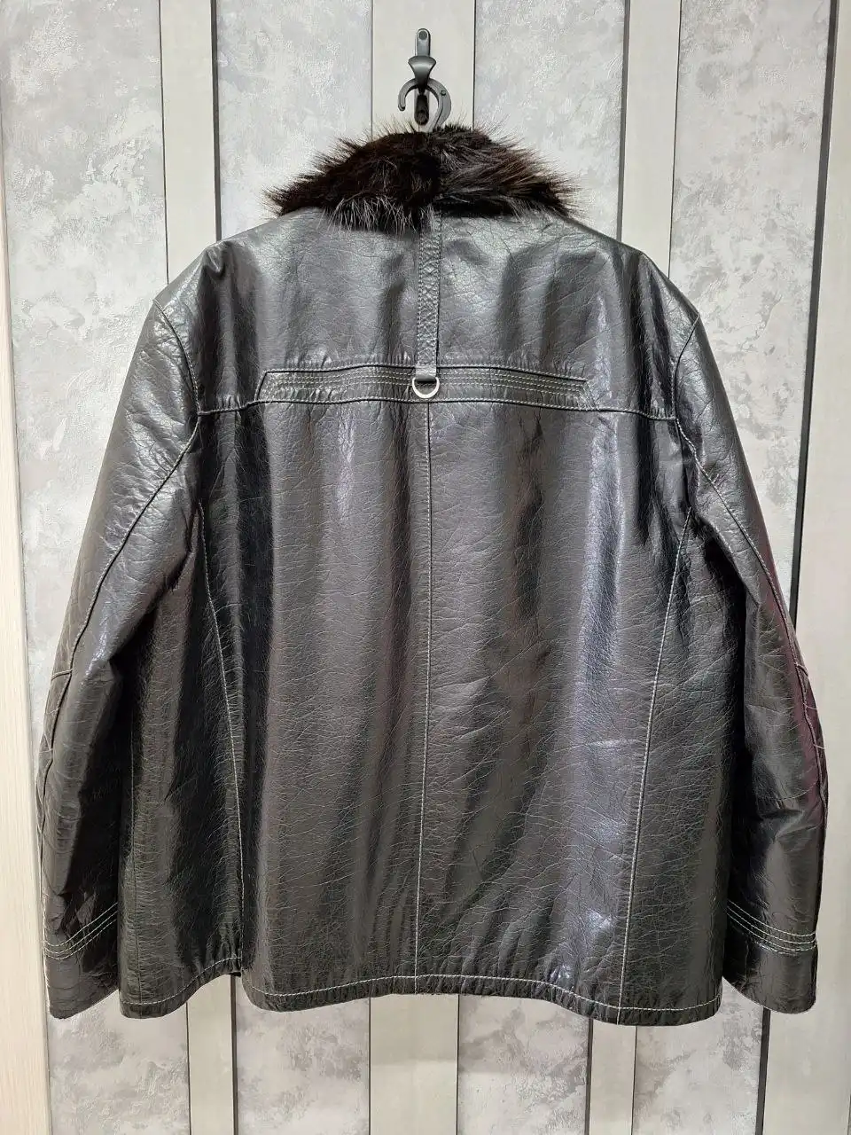 Мужская дубленка CRESSIDA черного цвета, размеры 54-56