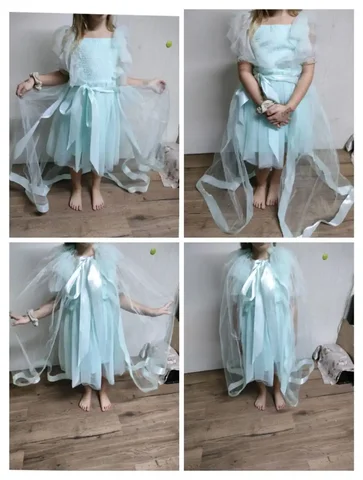 Платье на утренник 122 размер с накидкой - Товары для детей в Уфа