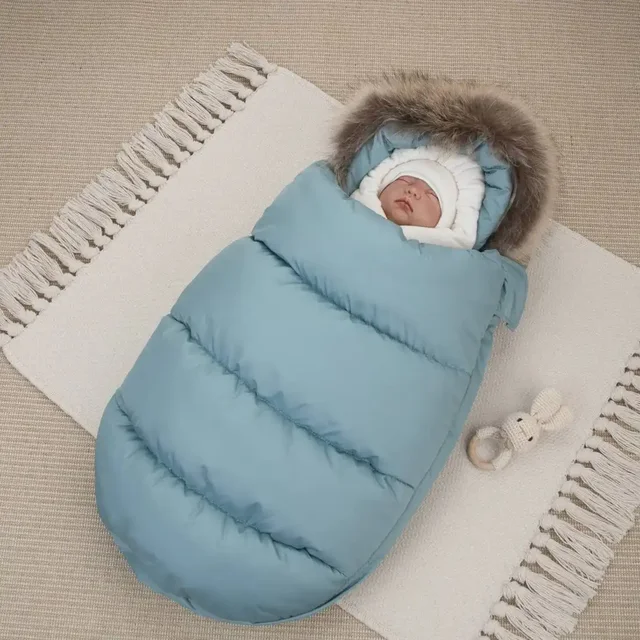 Теплый комплект для стильной выписки «Плюшевая Скандинавия» с коконом на овчине - Товары для детей в Уфа