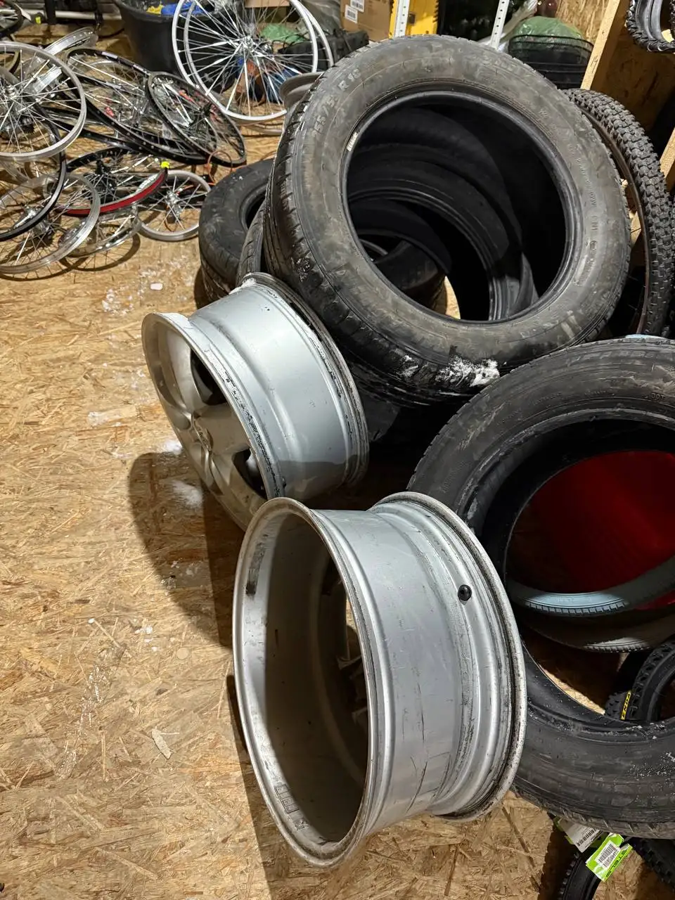 Диски Каен с резиной на сезон - Диски и шины (Запчасти) в Уфа