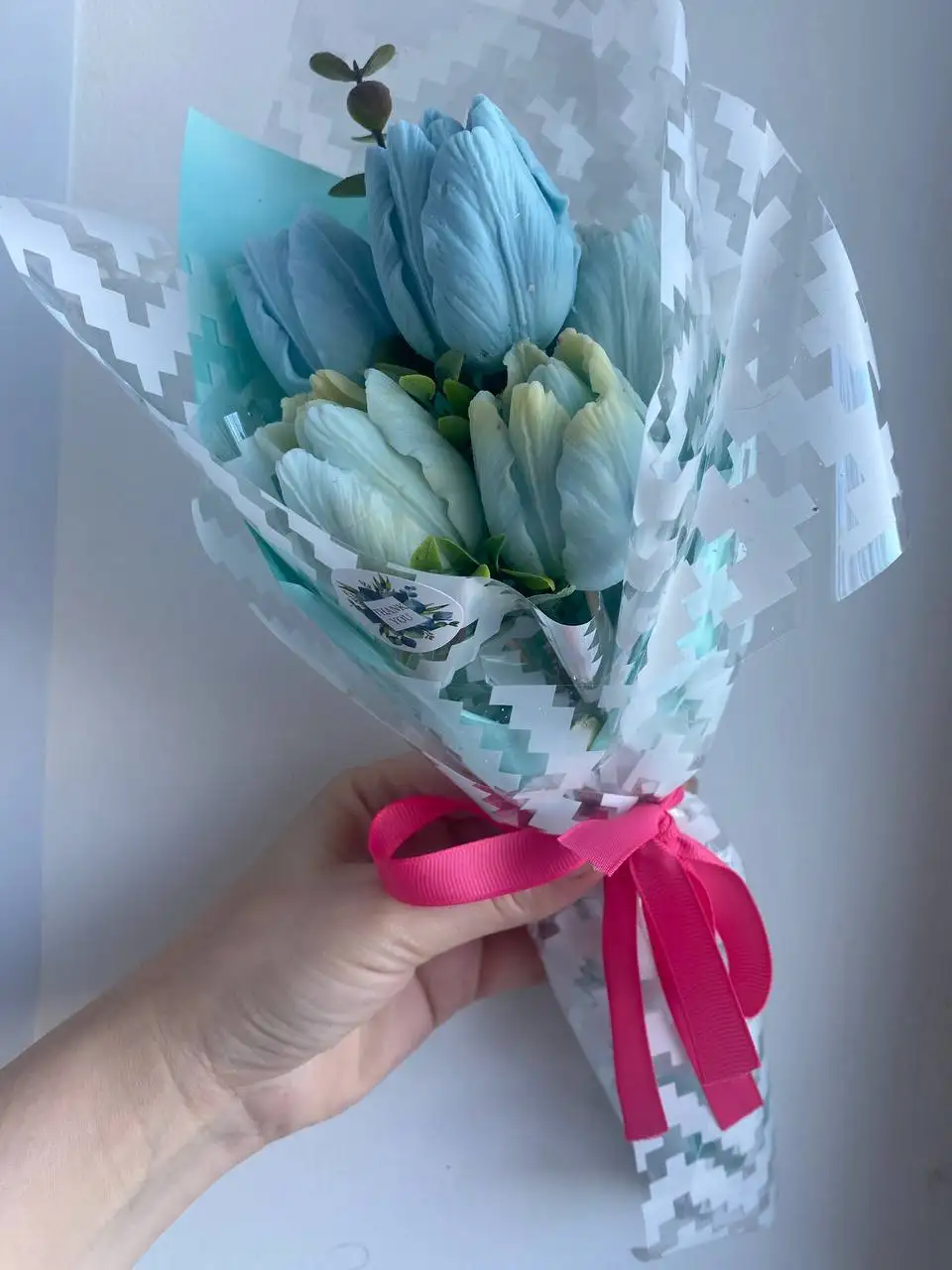 Мыло ручной работы с тюльпанами - Хендмейд (Барахолка) в Уфа