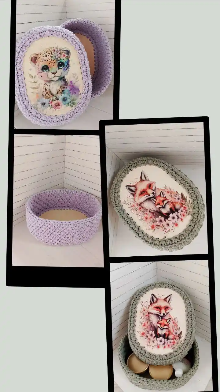 Корзинки и ёлочные украшения