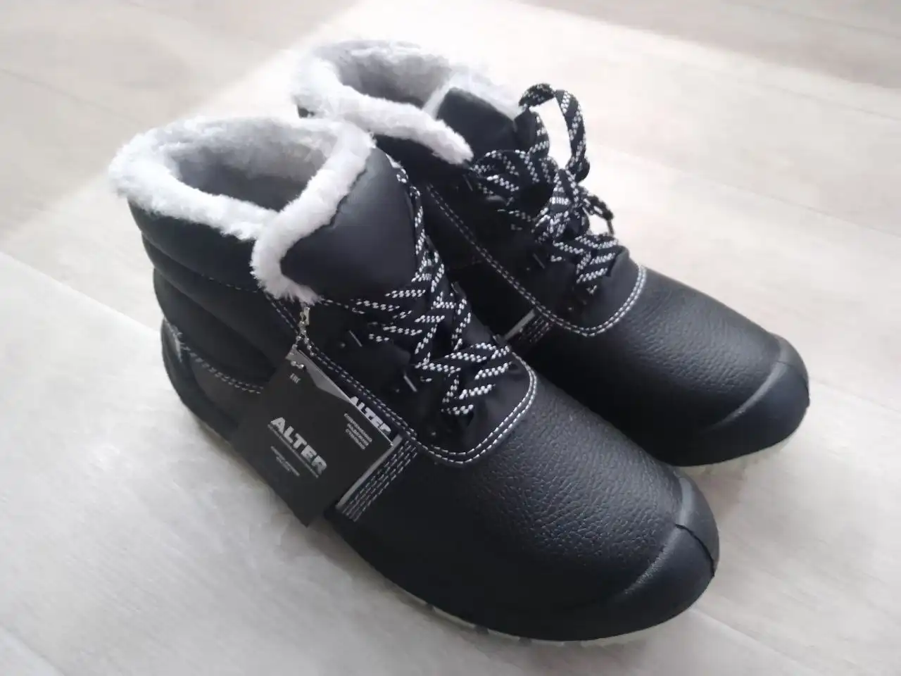Ботинки утепленные АЛЬТЕР искусственный мех 43 размер