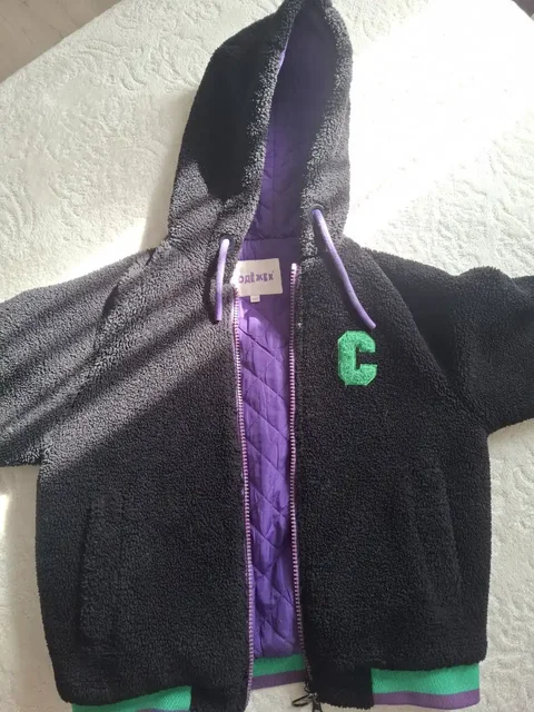 Демисезонная меховая куртка для девочки - Одежда в Чебоксары