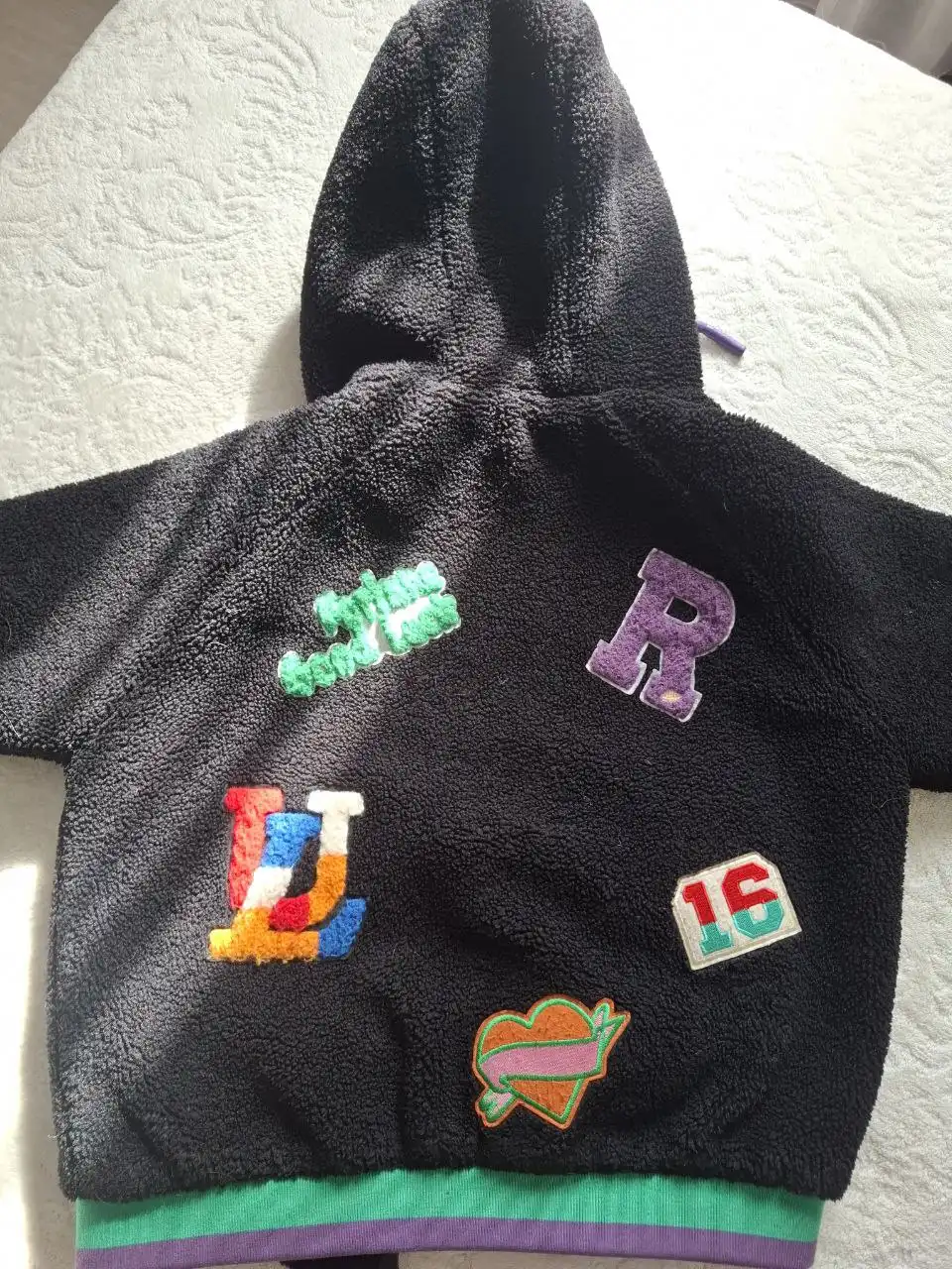 Демисезонная меховая куртка для девочки